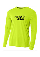Fishing Junkie Long Sleeve Moisture Wicking Multiple Colors