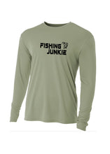 Fishing Junkie Long Sleeve Moisture Wicking Multiple Colors