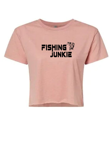 Fishing Junkie Crop Top Multiple Colors