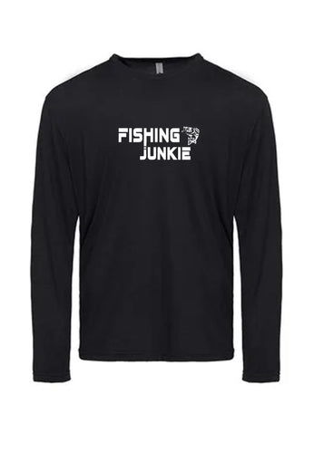 Fishing Junkie Long Sleeve Tri-Blend Multiple Color