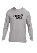 Fishing Junkie Long Sleeve Moisture Wicking Multiple Colors