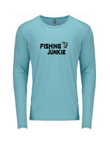 Fishing Junkie Long Sleeve Tri-Blend Multiple Color