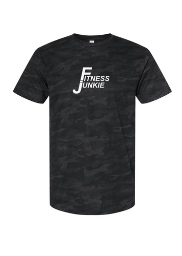 Fitness Junkie Camo Tshirt Multiple Colors