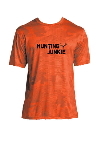 Hunting Junkie Moisture Wicking T-shirt Camo Multiple Colors Deer