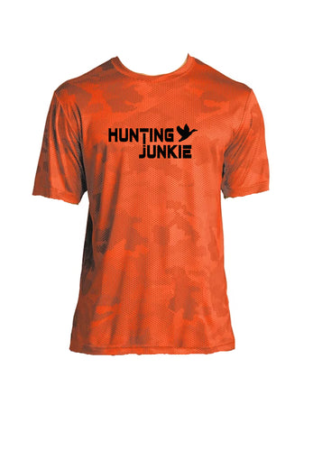 Hunting Junkie Moisture Wicking T-shirt Camo Multiple Colors Duck