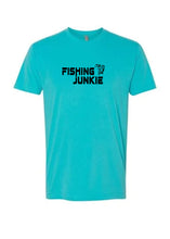 Fishing Junkie T shirt Multiple Colors